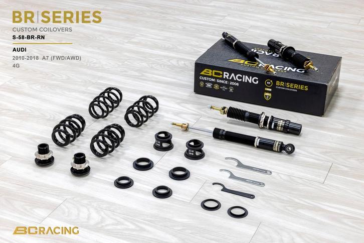 BC Racing schroefset verlaging - Audi A7 4G 10-18, Auto diversen, Tuning en Styling, Ophalen of Verzenden