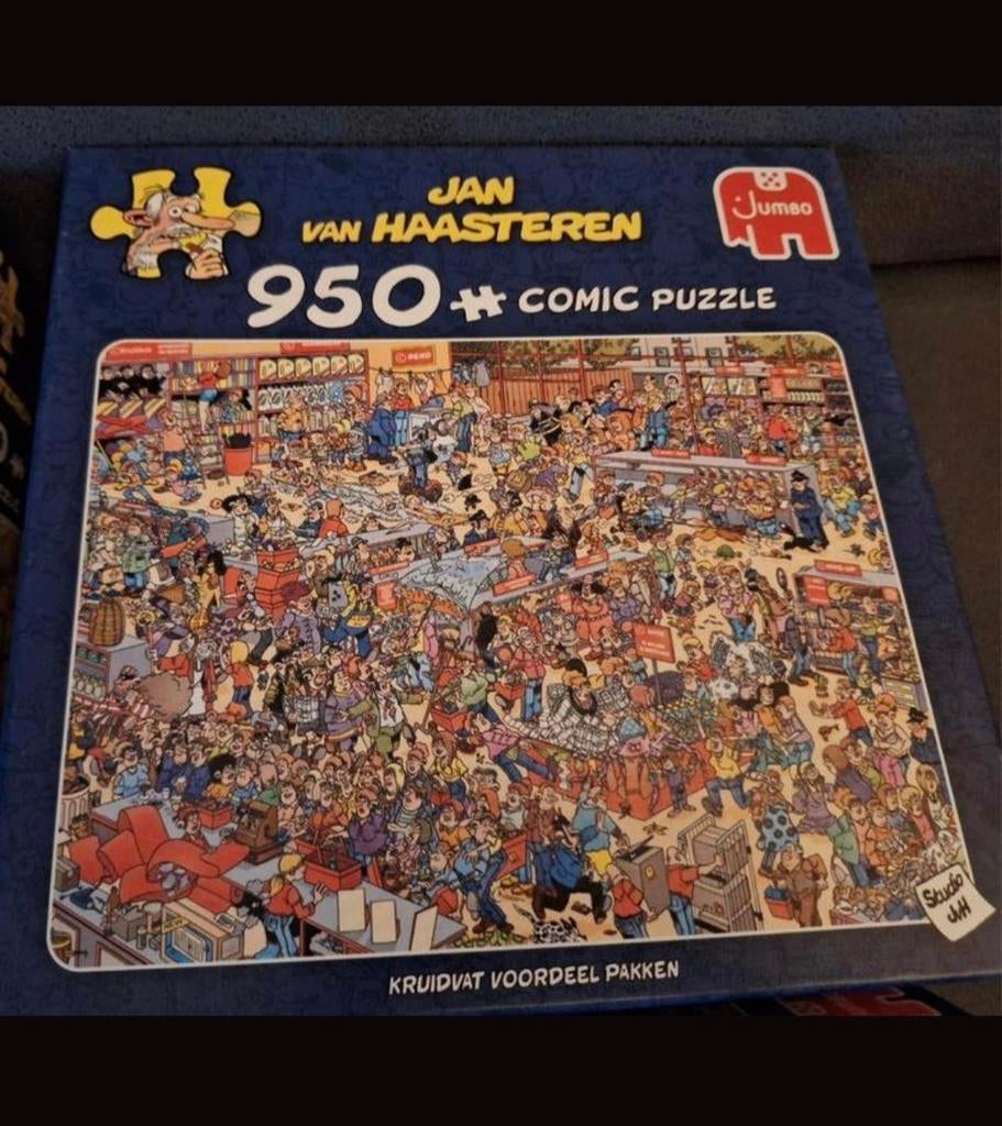 Jan van Haasteren puzzels 950 stukjes, Ophalen of Verzenden, 500 t/m 1500 stukjes, Zo goed als nieuw