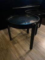 Vintage bijzettafeltjes Porada Arredi Tritico Made in Italy, Huis en Inrichting, Minder dan 45 cm, Minder dan 55 cm, Rond, Ophalen of Verzenden