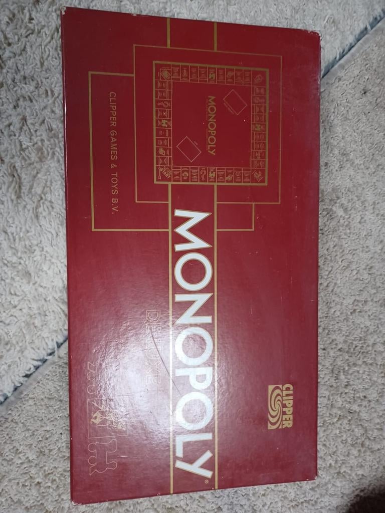 Monopoly Deluxe Editie - Clipper Games, Hobby en Vrije tijd, Gezelschapsspellen | Bordspellen, Gebruikt, Vijf spelers of meer