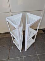 2 ikea hoekkastjes voor de douche, Ophalen, Gebruikt, Overige typen, 50 tot 100 cm