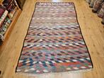 Vintage handgeweven perzische wollen kelim 296x170