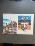 FDC Bolivia 9-11-1989 met groot zegelblok, Ophalen of Verzenden, Envelop