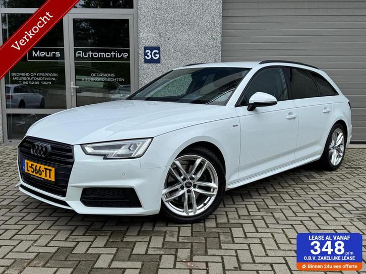 Audi A4 Avant 1.4 TFSI Sport S line black edition Virtual/Al, Auto's, Audi, Bedrijf, Te koop, A4, ABS, Achteruitrijcamera, Airbags