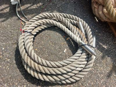 Kabelaring 2x 5M (D: 38 mm), Watersport en Boten, Bootonderdelen, Gebruikt