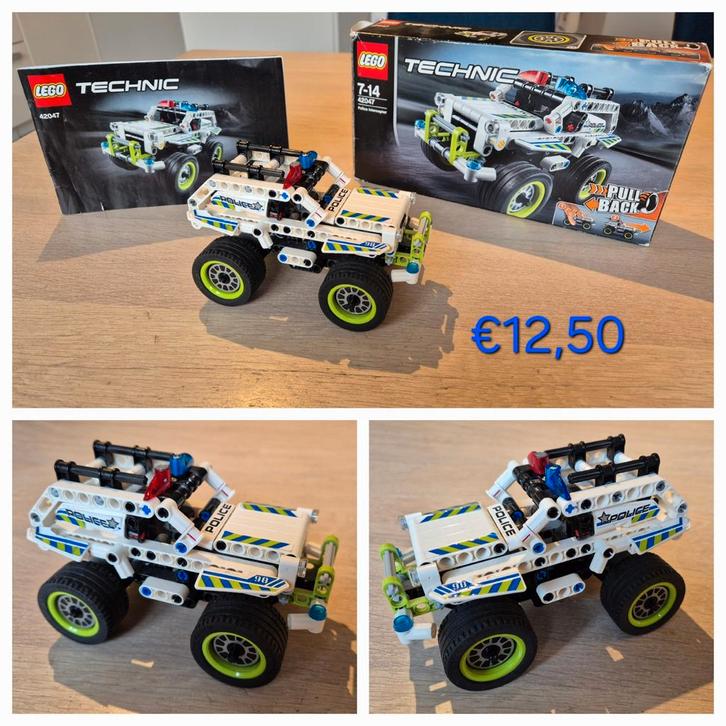 Lego Technic 42047 Onderscheppingsracer, politie, Kinderen en Baby's, Speelgoed | Duplo en Lego, Zo goed als nieuw, Lego, Complete set