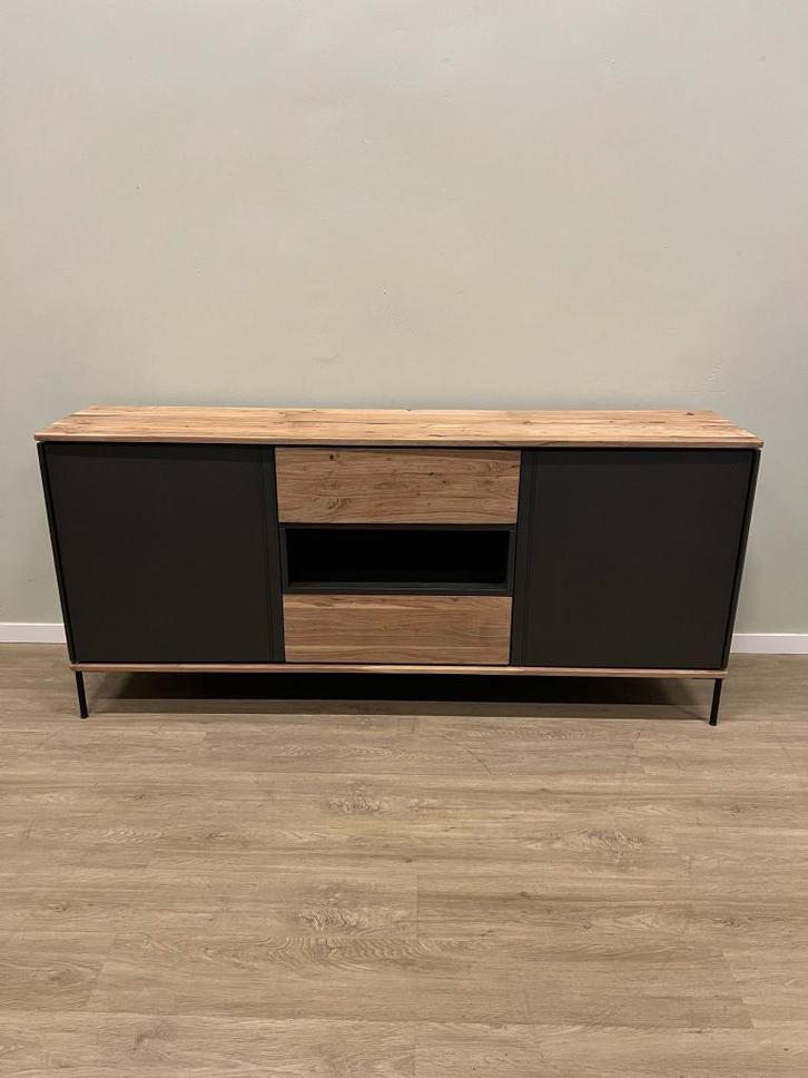 Dressoir Lanai van Xooon 190cm nu voor €699,-, Huis en Inrichting, Lampen | Vloerlampen, Nieuw, Minder dan 100 cm, Hout, Metaal