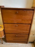 Vintage Houten Schoenenkast, Ophalen of Verzenden, Gebruikt