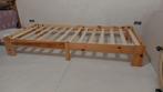 Bedframe massief grenenhout 90x200 cm, Huis en Inrichting, Slaapkamer | Bedden, Ophalen, 90 cm, Eenpersoons, Zo goed als nieuw