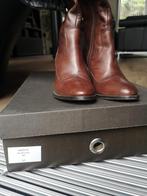 Dames laarzen met wijde schacht., Ophalen, Hoge laarzen, Bruin, Zo goed als nieuw