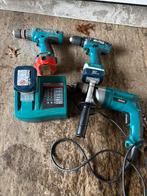 Makita Boormachines - Accu & Netstroom, Doe-het-zelf en Verbouw, Gereedschap | Boormachines, Boormachine, Gebruikt, Variabele snelheid