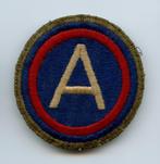 WO2 US 3rd Army Patch (Greenback), Ophalen of Verzenden, Landmacht, Amerika, Embleem of Badge