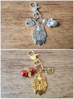 Sleutelhanger Afghaanse windhond met beschermengeltje, Verzenden, Nieuw