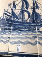 Delfts blauwe tegels met afbeelding, Doe-het-zelf en Verbouw, Tegels, Ophalen of Verzenden, Zo goed als nieuw, 10 m² of meer, Vloertegels