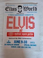 Elvis At Madison Square Garden in person juni 9-10 1972, Ophalen of Verzenden, Zo goed als nieuw, Boek, Tijdschrift of Artikel