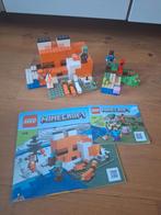LEGO Minecraft De Vossenhut - 21178 en 211177, Ophalen of Verzenden