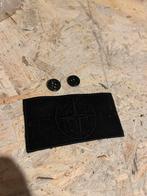 Stone Island Badge Zwart (Tonal) incl. Knoopjes, Ophalen of Verzenden, Nieuw