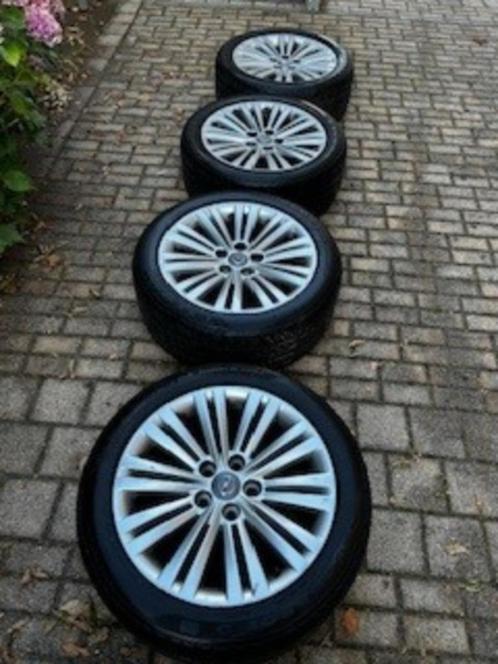 Opel Insignia velgen (18inch) met zomerbanden, Auto-onderdelen, Banden en Velgen, Banden en Velgen, Zomerbanden, 18 inch, 245 mm