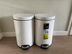 2 pedaalemmers Eko Serene Step Bin 12 liter € 12,- / stuk, Ophalen, Met pedaal, Zo goed als nieuw, Rvs