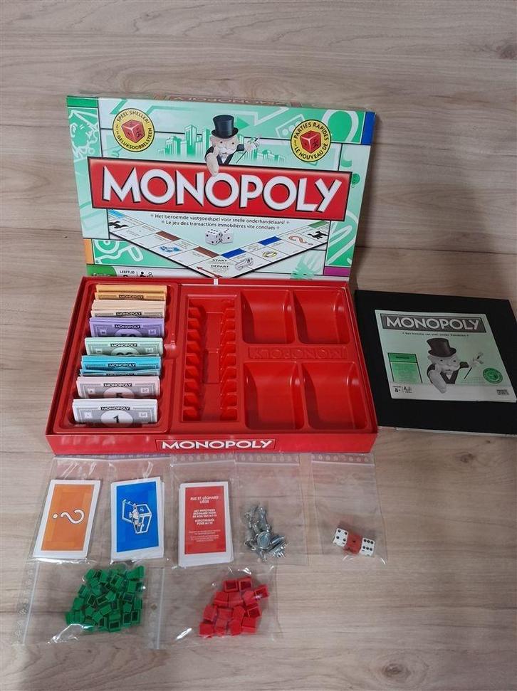 monopoly parker met speciale dobbelsteen [s1115], Hobby en Vrije tijd, Gezelschapsspellen | Bordspellen, Zo goed als nieuw, Ophalen of Verzenden