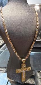 Prachtige 14k 585 gouden ketting 65cm lang, Sieraden, Tassen en Uiterlijk, Kettingen, Ophalen of Verzenden, Zo goed als nieuw