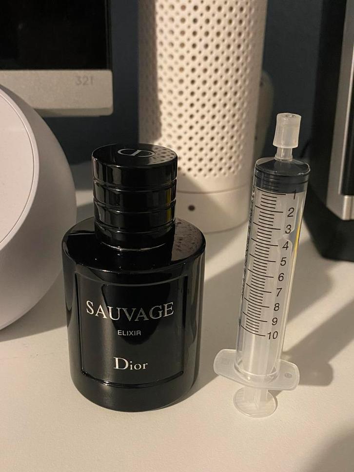 Dior Sauvage Elixir Sample/Decant, Verzamelen, Parfumverzamelingen, Nieuw, Proef of Tester, Gevuld, Verzenden