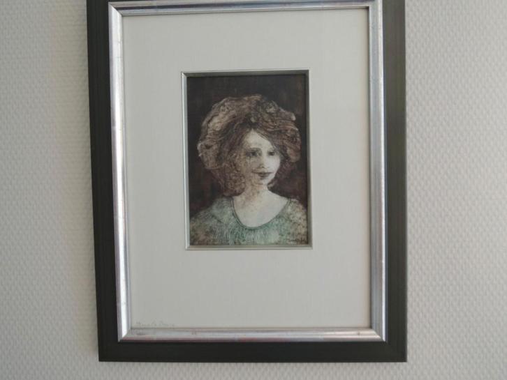 Portret Irma la Douce, Antiek en Kunst, Kunst | Tekeningen en Foto's, Ophalen