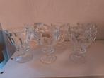 Ijscoupes ,6 stuks, Antiek en Kunst, Antiek | Glas en Kristal, Ophalen of Verzenden