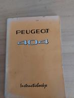 Peugeot 404 Instructieboekje - Uitstekende Staat!, Ophalen of Verzenden