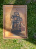 Vintage olieverf schilderij Vliegende hollander, Ophalen