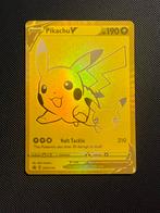 Pikachu V - Gouden Kaart - SWSH145, Ophalen of Verzenden, Zo goed als nieuw, Losse kaart, Foil