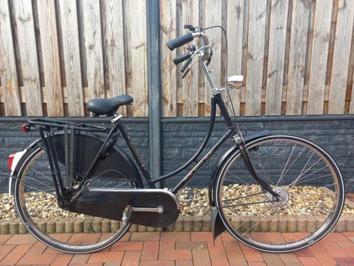 Gazelle tour populair 57 cm stangremmen opoefiets omafiets, Fietsen en Brommers, Fietsen | Dames | Omafietsen, Gebruikt, 56 cm of meer