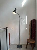 Dutch design vloerlamp, vintage metalen hengellamp, 150 tot 200 cm, Gebruikt, Ophalen of Verzenden