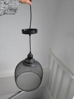 Zwarte Hanglamp - Industrieel Design, Ophalen, Zo goed als nieuw, Metaal, Minder dan 50 cm