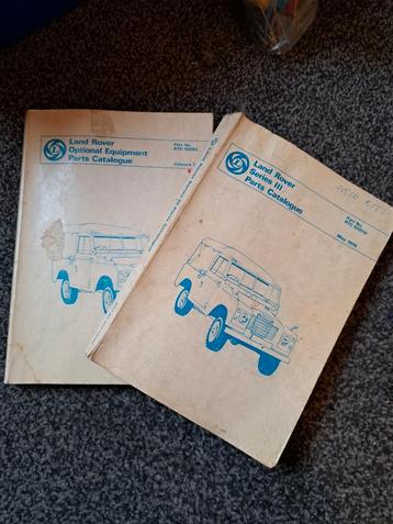 Land Rover Onderdelen Catalogus Set beschikbaar voor biedingen