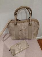 Mooie tas met bijpassende beurs., Ophalen of Verzenden, Zo goed als nieuw, Zwart, Schoudertasje