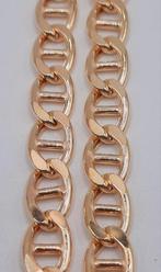 gouden platte ketting 14kt, Www.bredajuwelier.nl, Nieuw, Ophalen of Verzenden, Www.bredajuwelier.nl