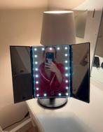 Make-up Spiegel Driedelig met Verlichting, Huis en Inrichting, Woonaccessoires | Spiegels, Ophalen, Minder dan 50 cm, Zo goed als nieuw