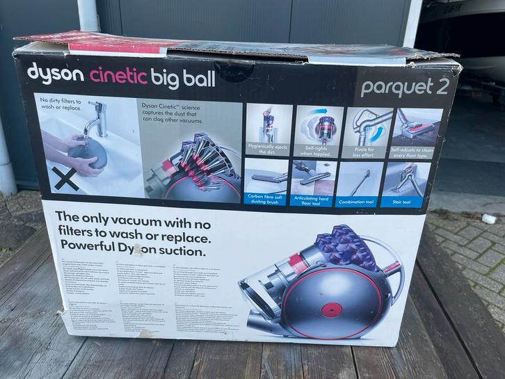 Dyson Big Ball Kinetic II - in originele doos!, Witgoed en Apparatuur, Stofzuigers, Zo goed als nieuw, Stofzuiger, Reservoir, Ophalen of Verzenden