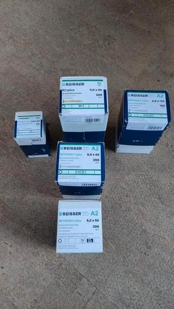 Nieuwe Reisser rvs en staal schroeven  beschikbaar voor biedingen