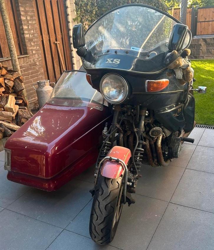 2x Yamaha XS 1100 (1978) met zijspan + veel onderdelen, Motoren, Onderdelen | Yamaha, Gebruikt, Ophalen