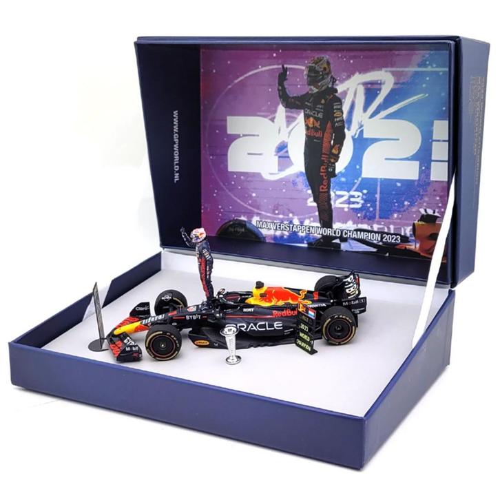1/43 2023 Max Verstappen Red Bull RB19 Qatar World Champion, Verzamelen, Automerken, Motoren en Formule 1, Nieuw, Formule 1, Ophalen of Verzenden
