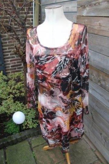 Jurk zwart/ roze/ oranje Didi mt L Vaste prijs AANBIEDING beschikbaar voor biedingen