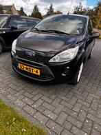 Ford Ka 1.2 51KW 2009 Zwart, Auto's, Voorwielaandrijving, 1242 cc, 4 cilinders, 4 stoelen