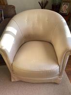 Beige fauteuil twee stuks, Ophalen, Gebruikt, Minder dan 75 cm, 75 tot 100 cm