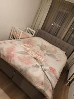 Boxspring tweepersoons bed 160x200, Huis en Inrichting, Slaapkamer | Bedden, Ophalen, Gebruikt, Tweepersoons, 200 cm