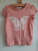 T shirt met vlinder maat 86 H&M, Kinderen en Baby's, Babykleding | Maat 86, Meisje, Shirtje of Longsleeve, Gebruikt, Ophalen of Verzenden