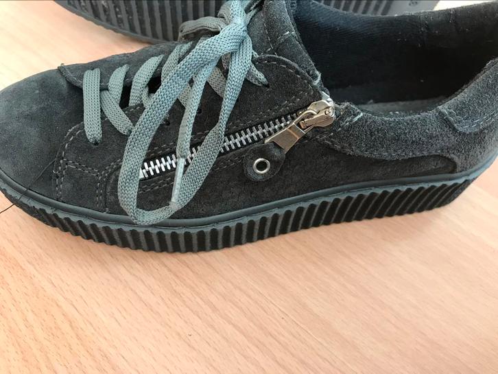Cafe moda schoenen van leer, 37, nieuw, Kleding | Dames, Schoenen, Zo goed als nieuw, Sneakers of Gympen, Grijs, Ophalen of Verzenden
