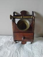 Antieke vijzel met houder, Ophalen of Verzenden