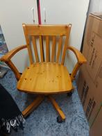 IKEA Houten Bureaustoel, Ophalen, Gebruikt, Bruin
